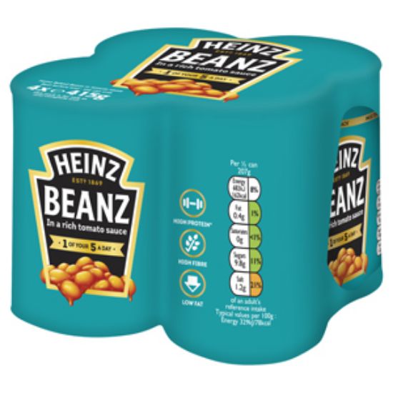 Picture of Heinz Baked Beans 415g 4Pk x6